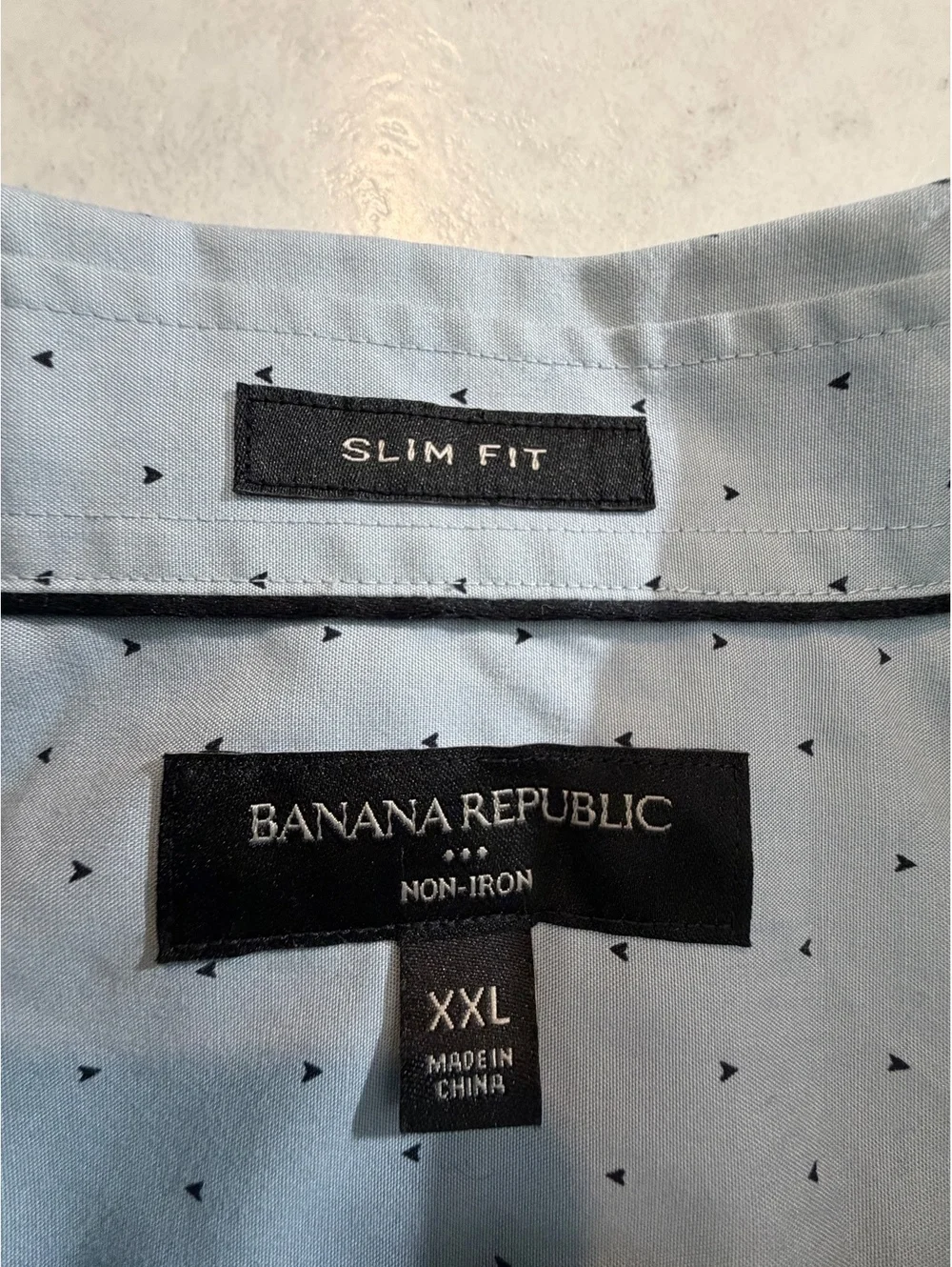 Banana Republic gray slim fit dress shirt